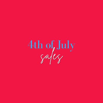 4th Of July Sales