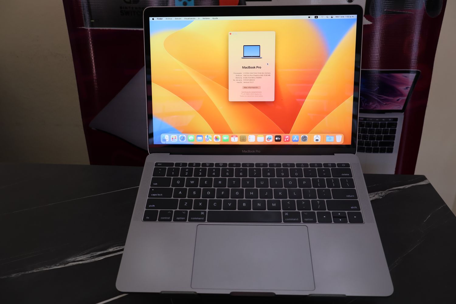 MACBOOK PRO 13&quot; 2017 CORE I5 8GB DE RAM 128GB SSD APPLE