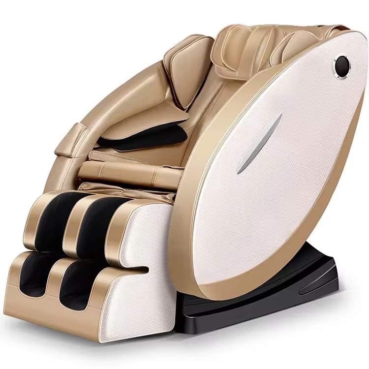 SILLON MASAJEADOR 5D FIRESTAR GRAVEDAD 0 BLANCO CON DORADO ZOEDAY