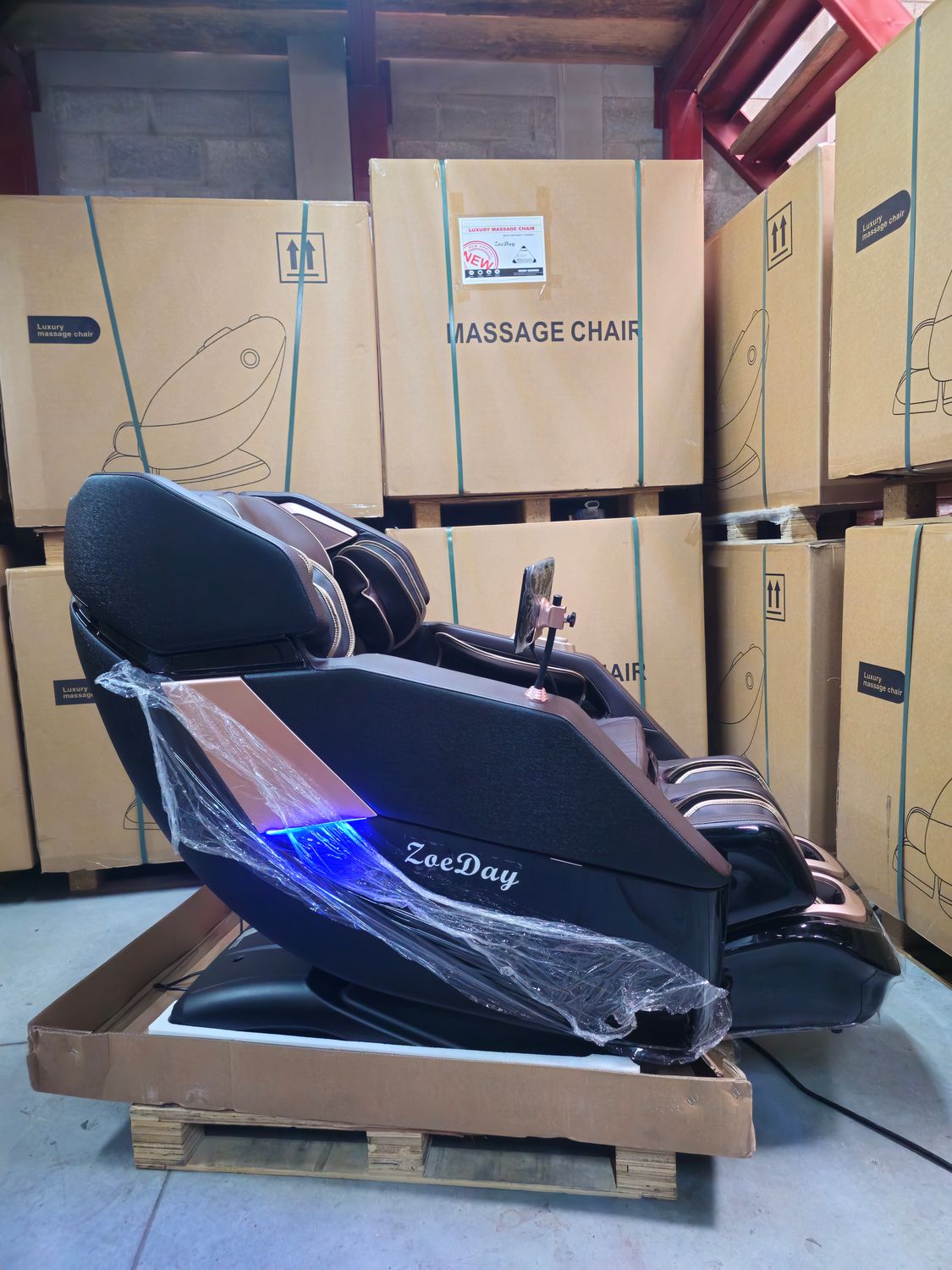 SILLON MASAJEADOR SL TRACK SUPER LUXURY GRAVEDAD 0 CAFÉ CON NEGRO ZOEDAY