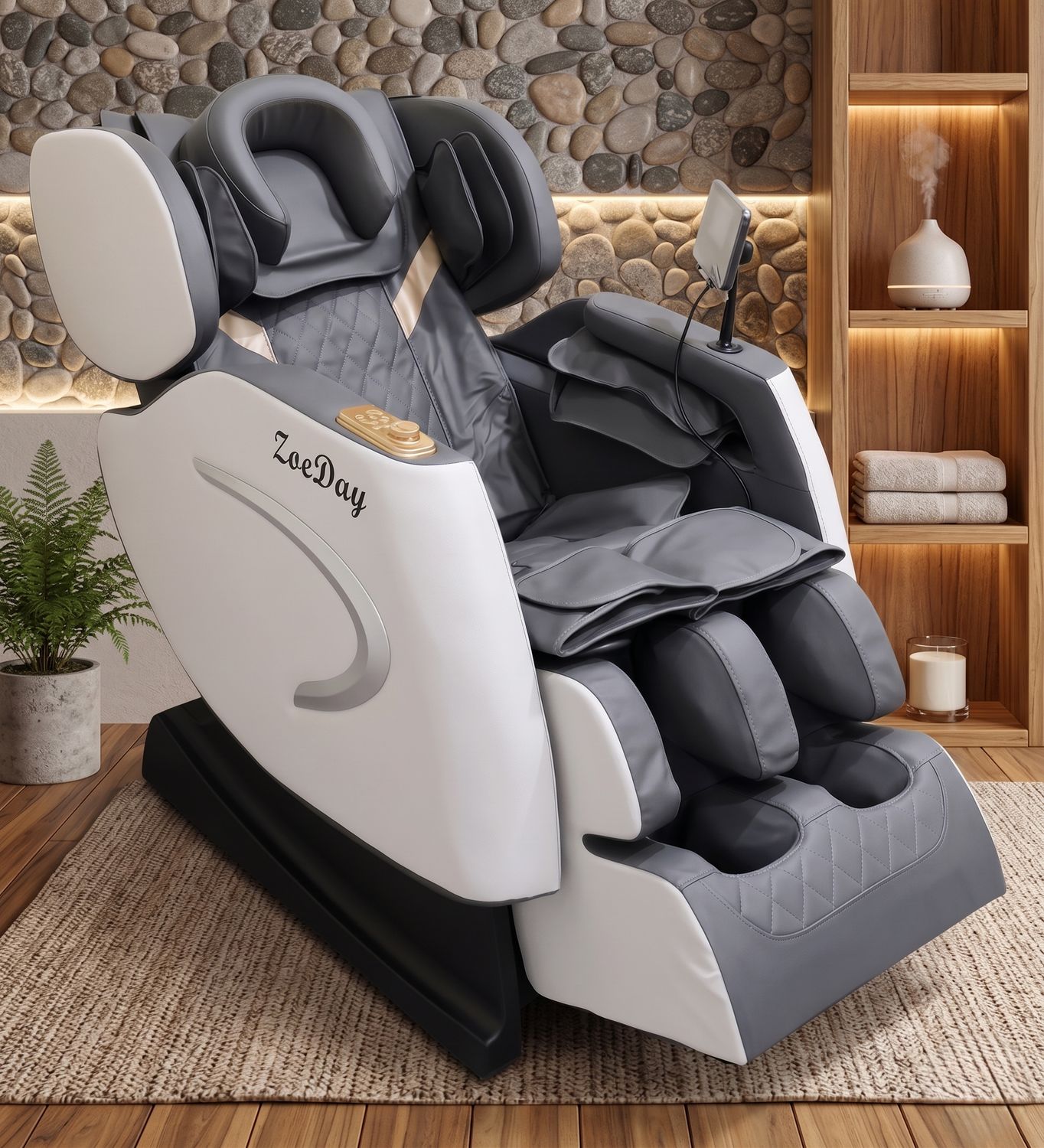 SILLON MASAJEADOR 5D CONFORT GRAVEDAD 0  ZOEDAY