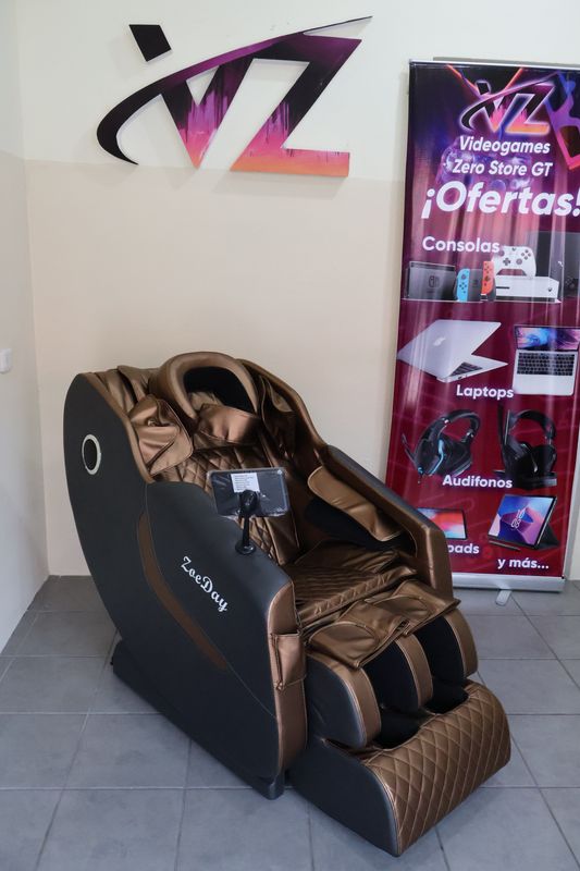 SILLON MASAJEADOR 5D PREMIUM GRAVEDAD 0 CAFÉ CON NEGRO ZOEDAY