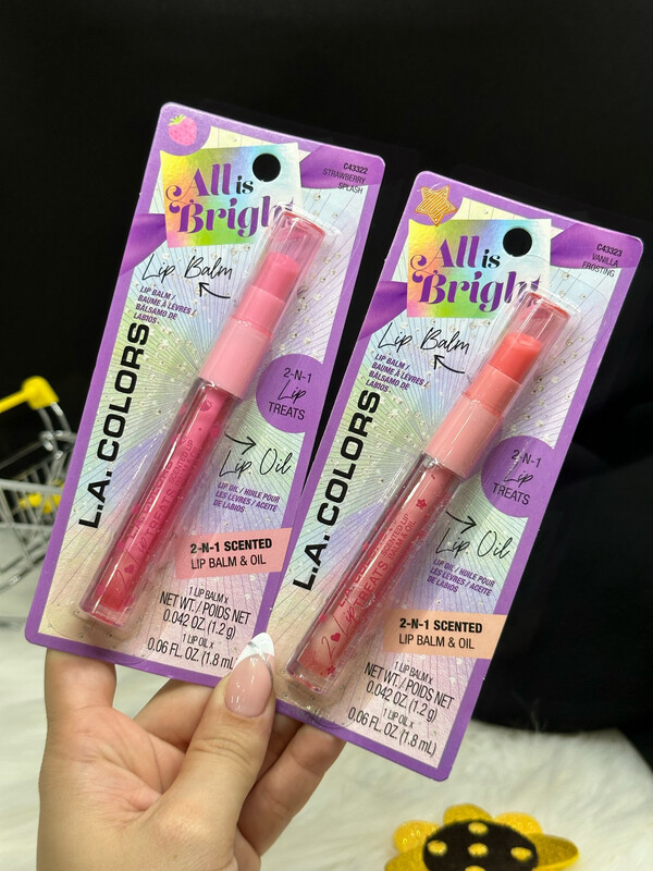 Balsamo y gloss 2 en 1 L.A Colors