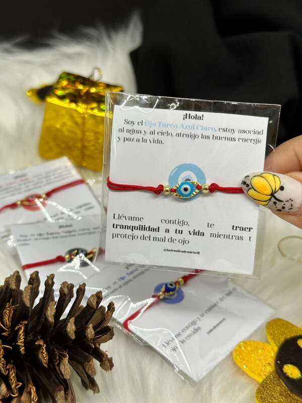 Pulsera Hilo de Ojo Turco Amuleto