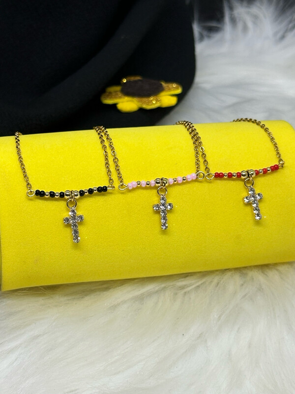 Cadena Choker Cruz