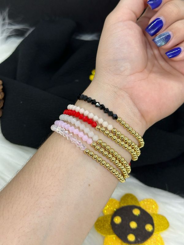 Pulsera Balines y Swarovski