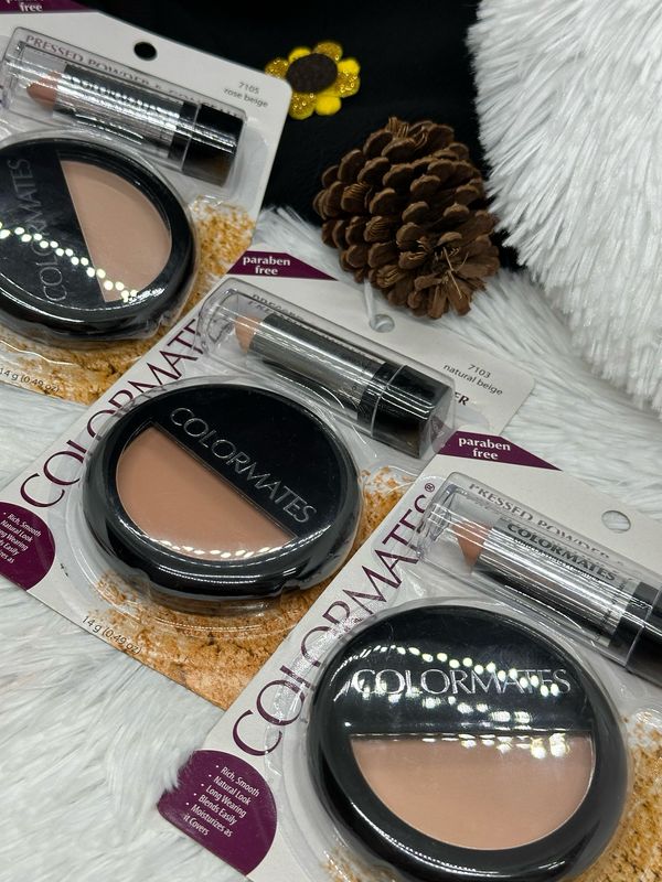 Set Polvo Compacto y Corrector COLORMATES