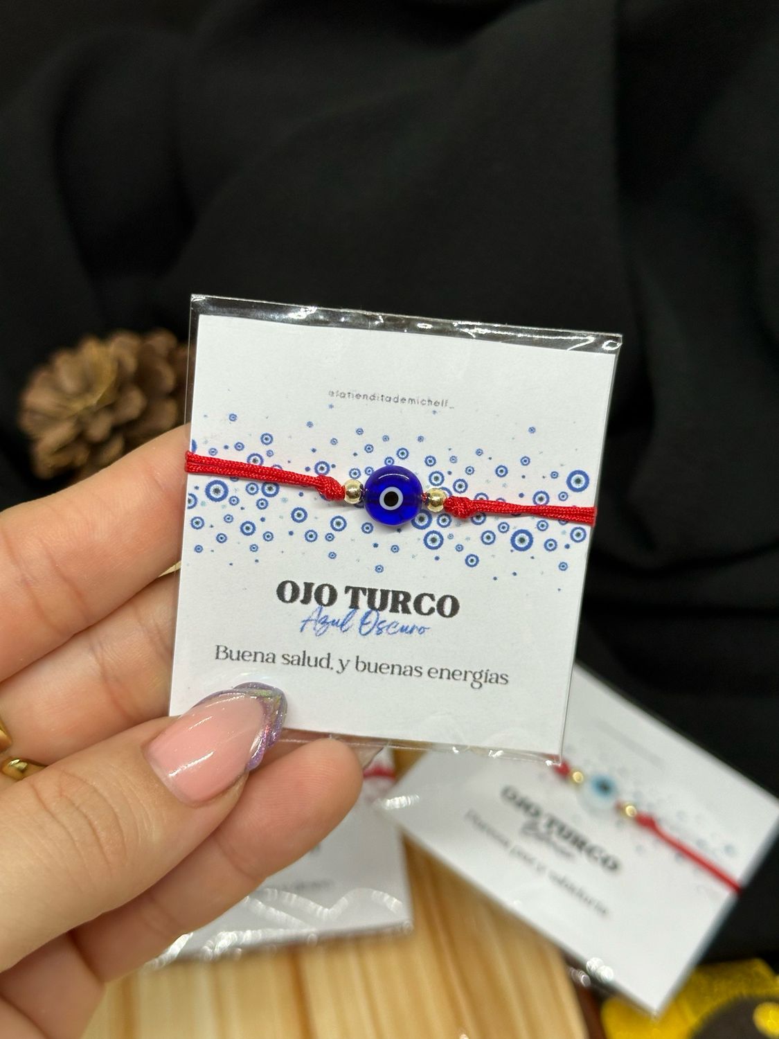 Pulsera Hilo de Ojo Turco Mediano Amuleto