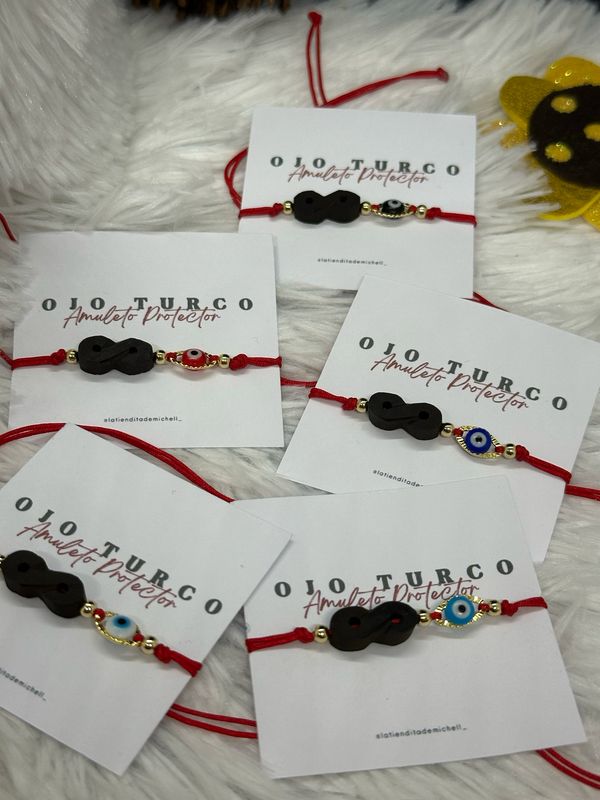 Pulsera Amuleto Ojo turco + Azabache