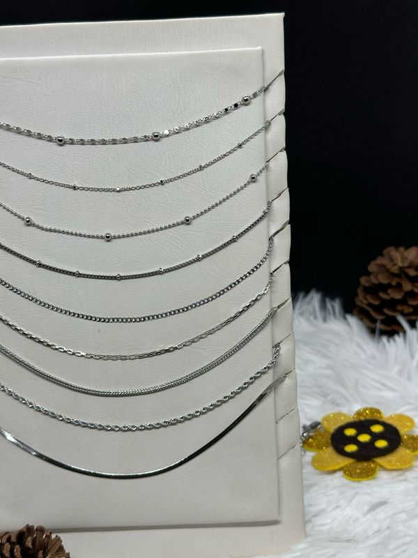 Silver Chain Tex 45cm