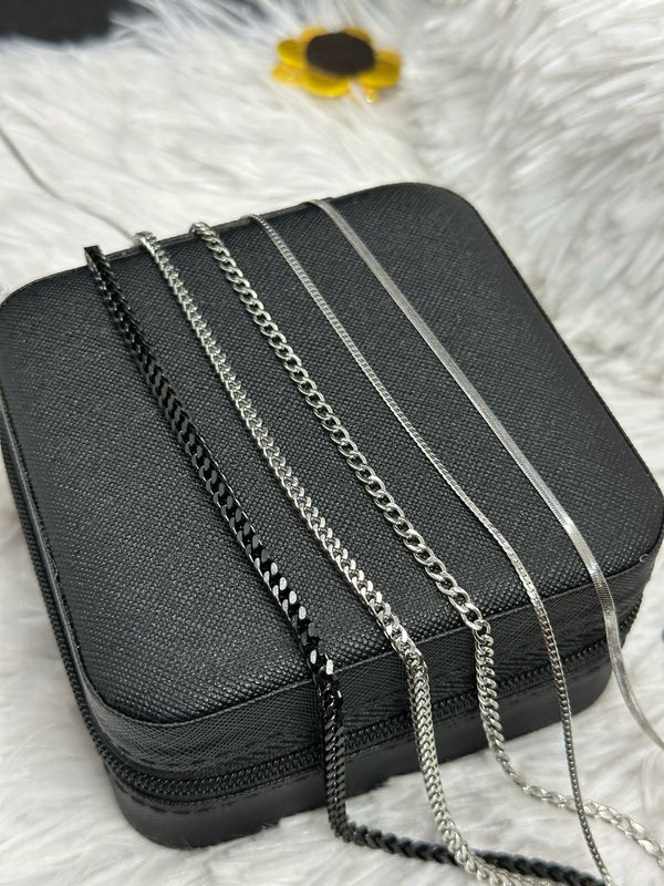 Silver Chain Tex 60cm