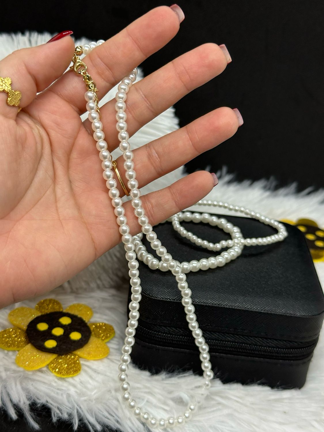 Cadena Choker Perlas