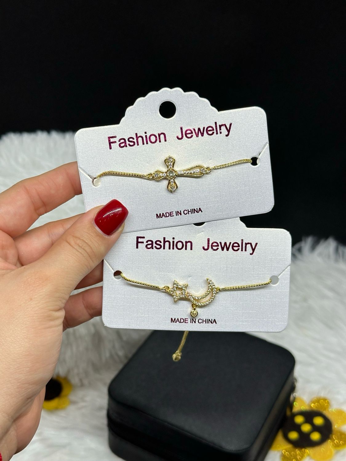 Pulsera con Cristales Ajustable