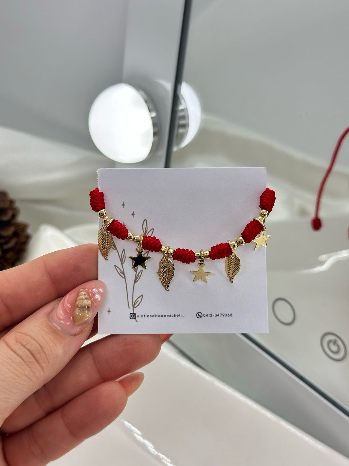 Pulsera 7 Nudos y Charms