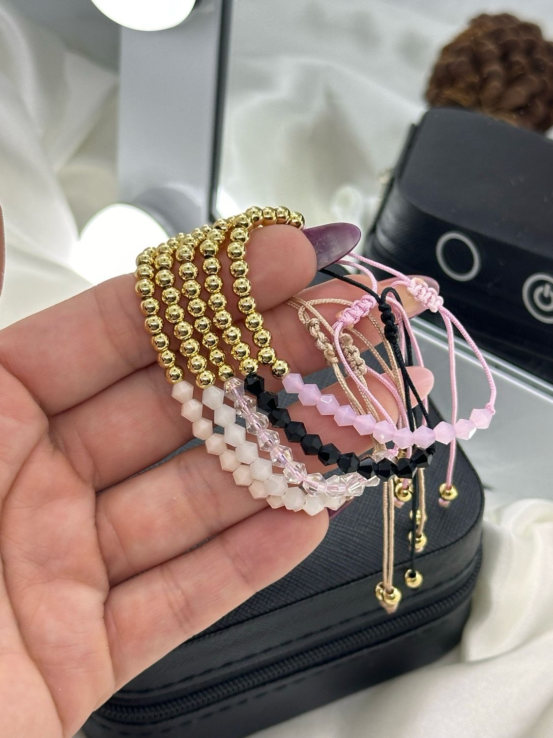 Pulsera Balines y Swarovski