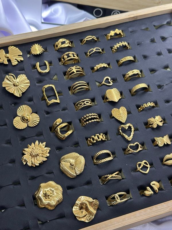 Anillos de Acero Inoxidable Ajustables