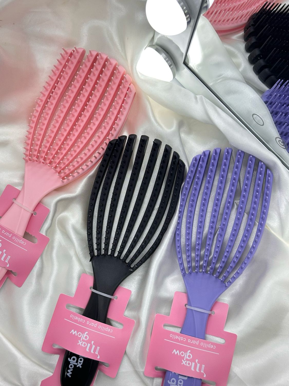 Cepillos Cabello Rizado Max Glow