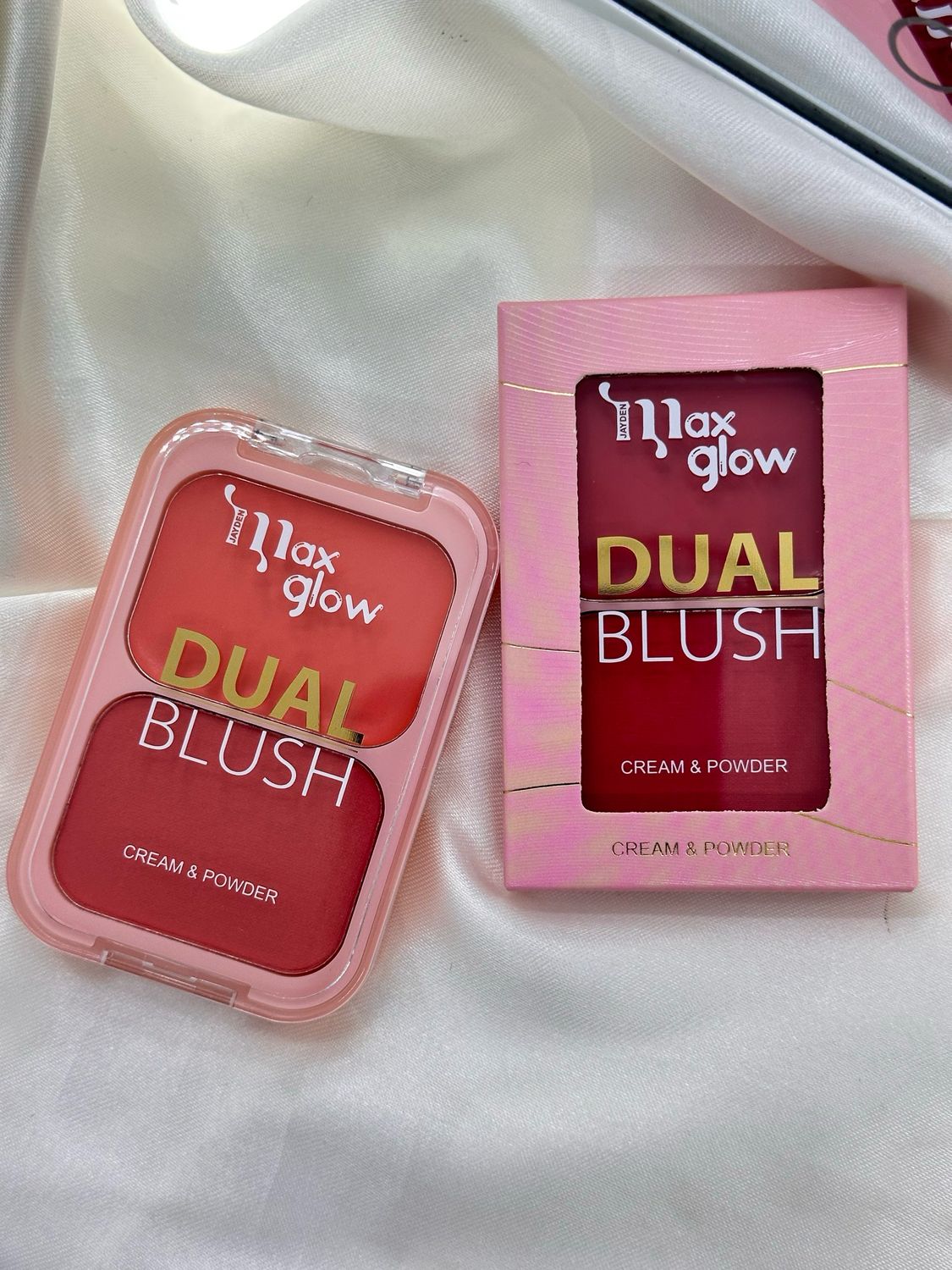 DUAL blush Rubor Crema y Polvo Max Glow