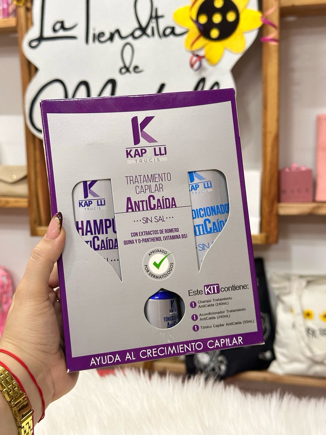 Shampoo y Acondicionador Anticaida KAPELLI