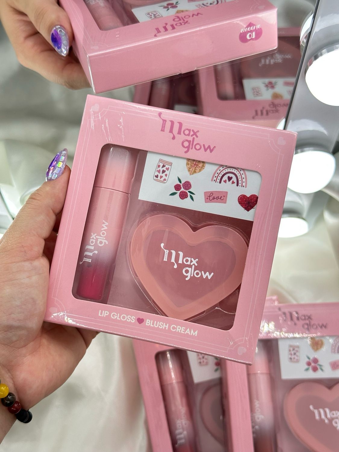 Dúo Lipgloss Blush Cream