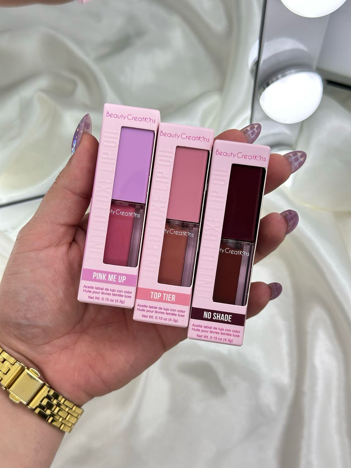 Tinted Luxe LIP OIL Beauty Creations