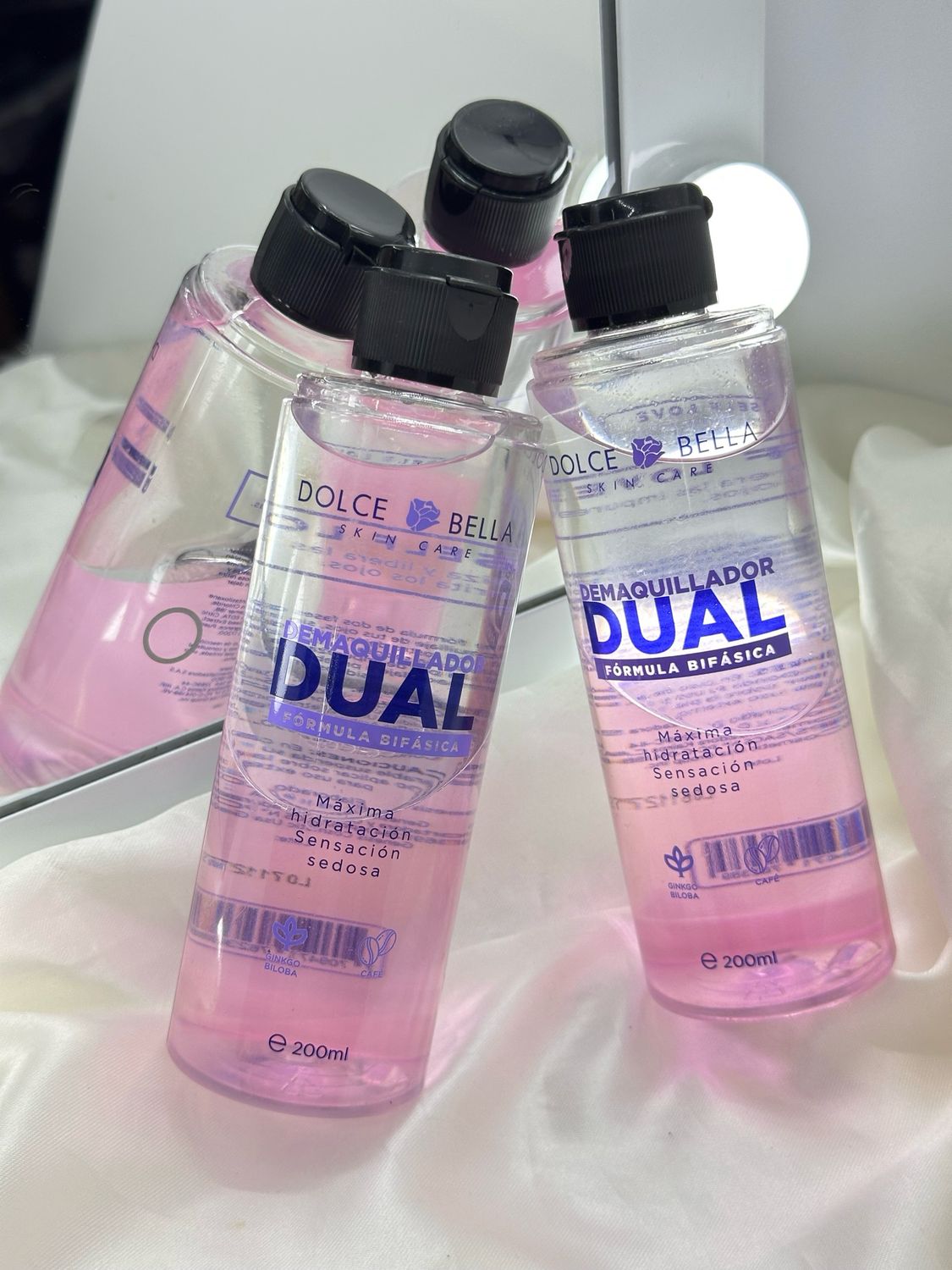 Desmaquillador DUAL Formula Bifasica Dolce Bella