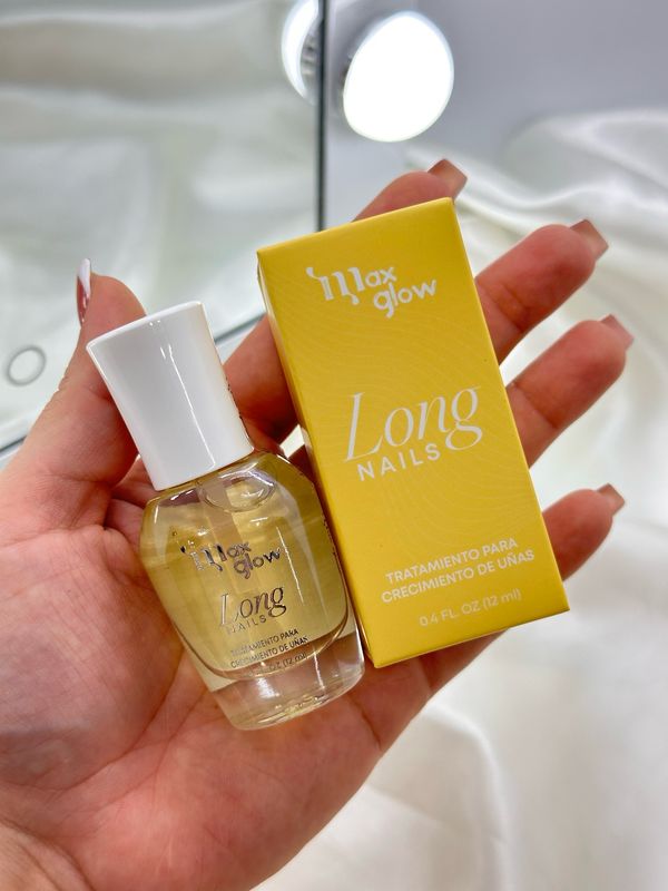 Long Nails TRATAMIENTO PARA CRECIMIENTO DE UÑAS Max glow