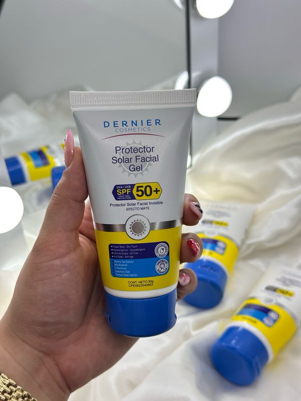 Protector Solar Facial en gel DERNIER