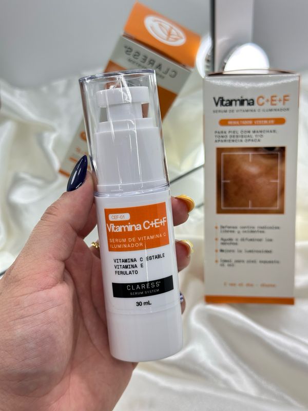 Vitamina C+E+F Serum de Vitamina C Iluminador CLARESS