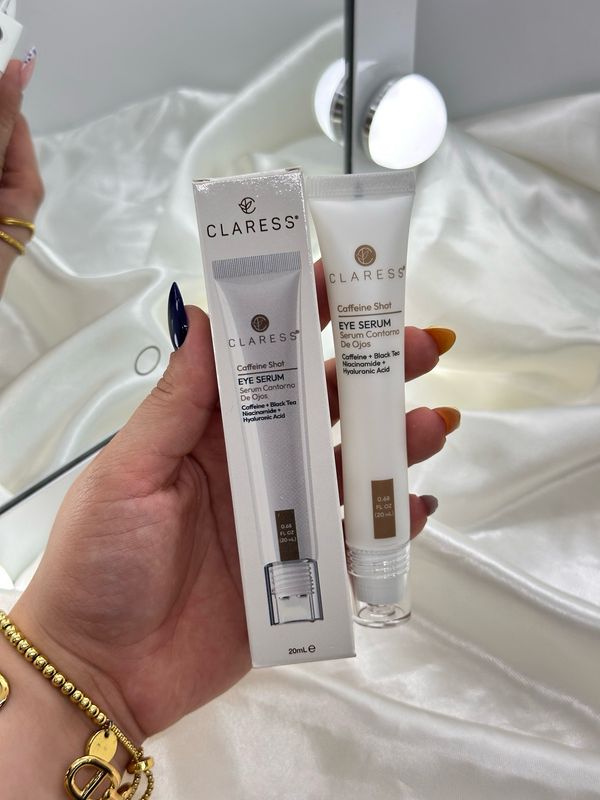 Serum Contorno de Ojos Roll-On con Cafeína Pura – Anti-Ojeras y Bolsas CLARESS