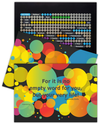 Bible scratch Card dark - edition