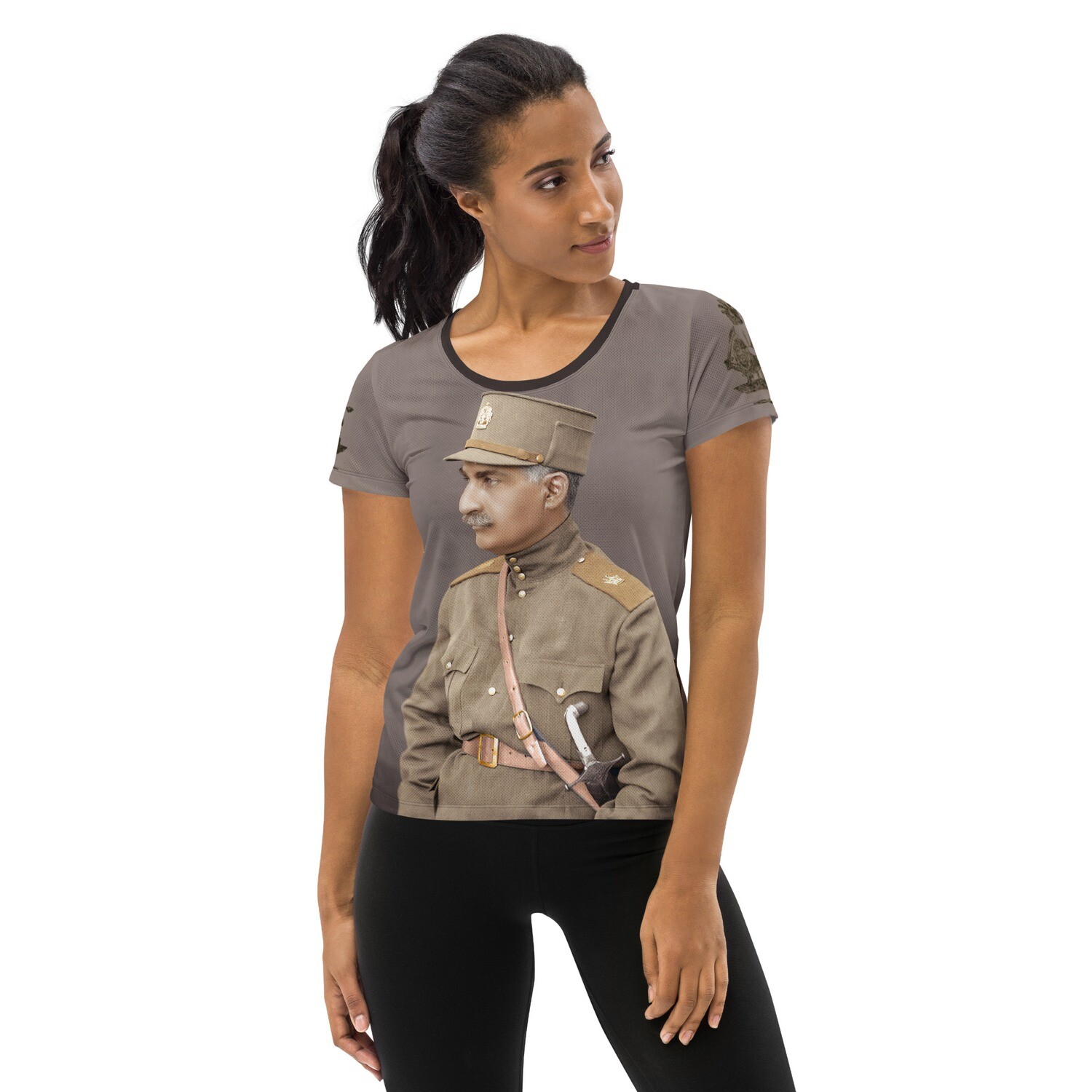 All-Over Print Women&#39;s Athletic T-shirt - Reza Shah
