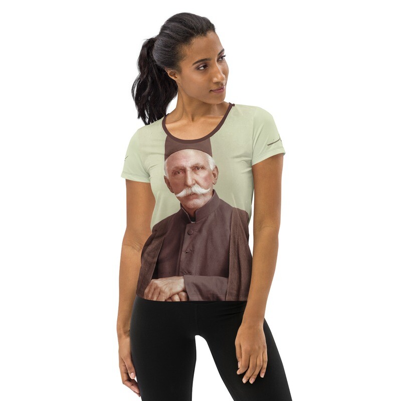 All-Over Print Women&#39;s Athletic T-shirt - Kamal-ol Molk