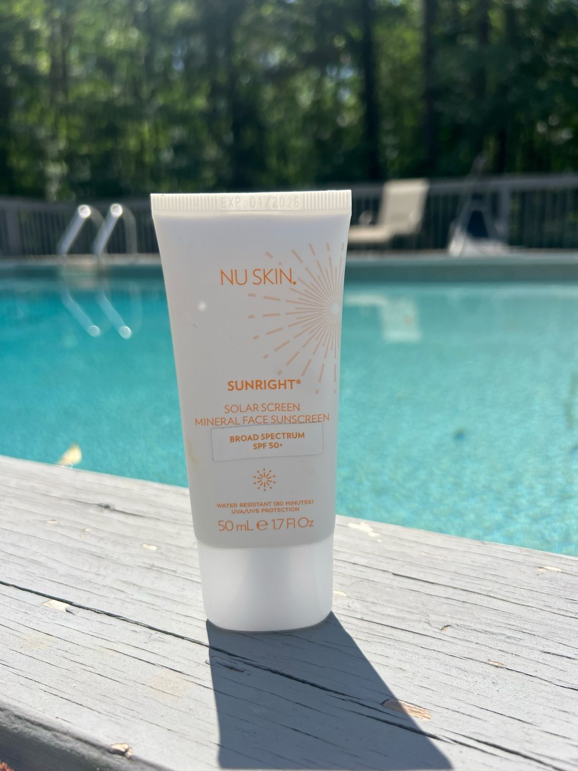 Sunright Sunscreen Solar Screen Mineral Face Sunscreen SPF 50