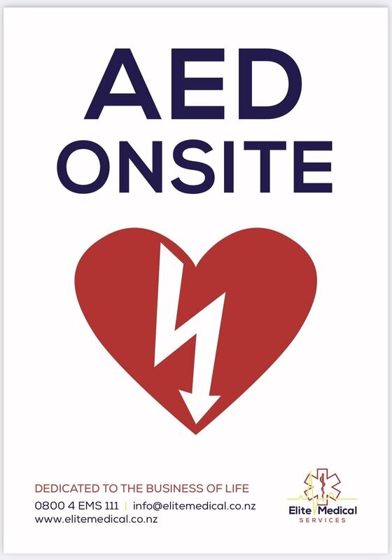 AED Onsite Decal