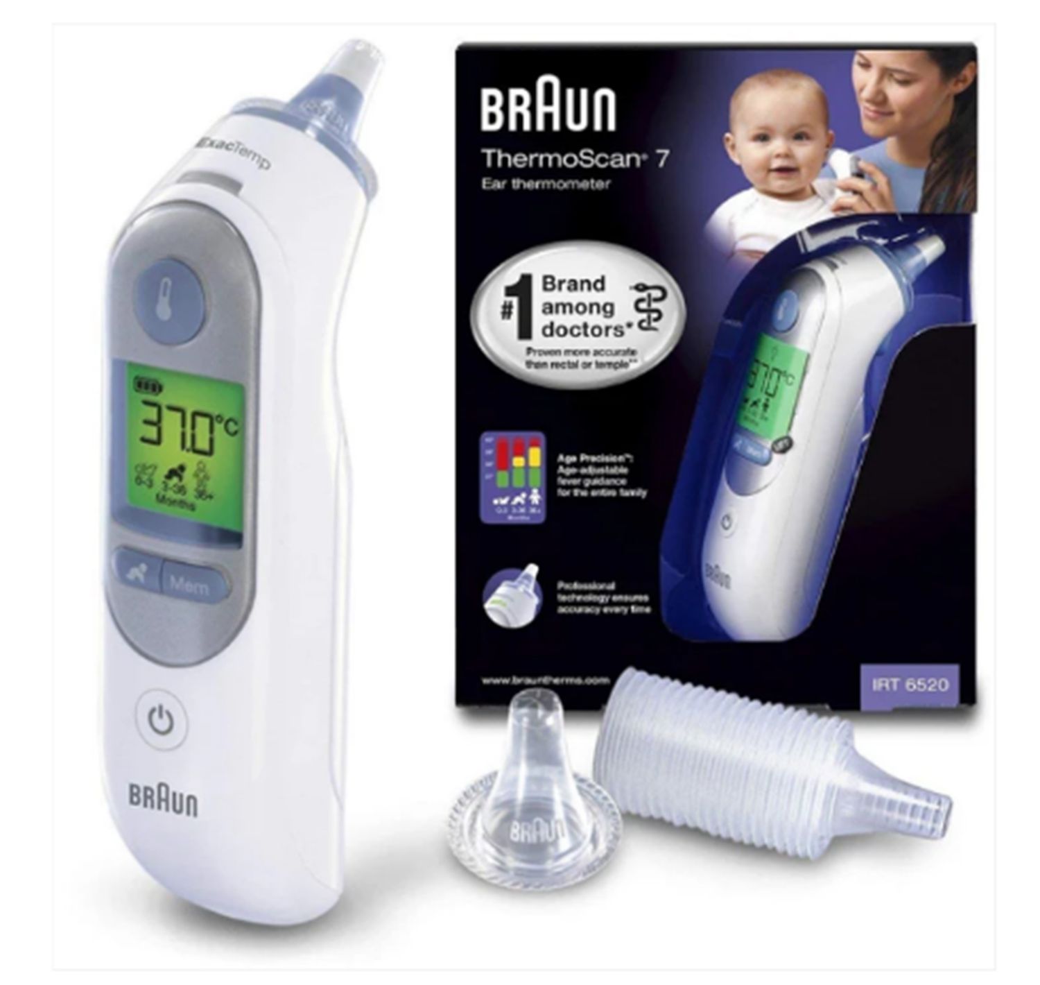 Braun Thermoscan 7 - IRT 6520 Ear Thermometer