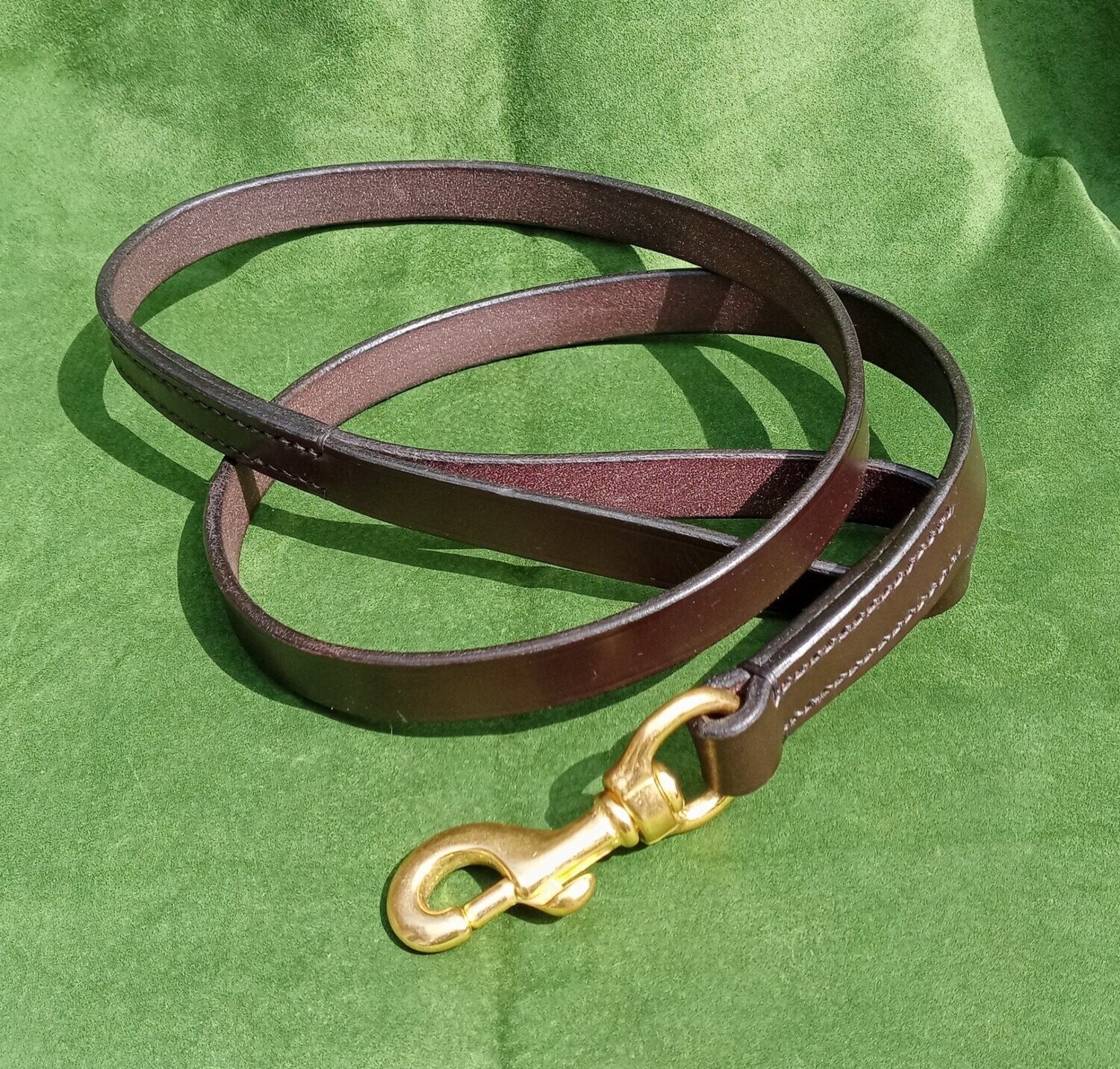 48" leather leads