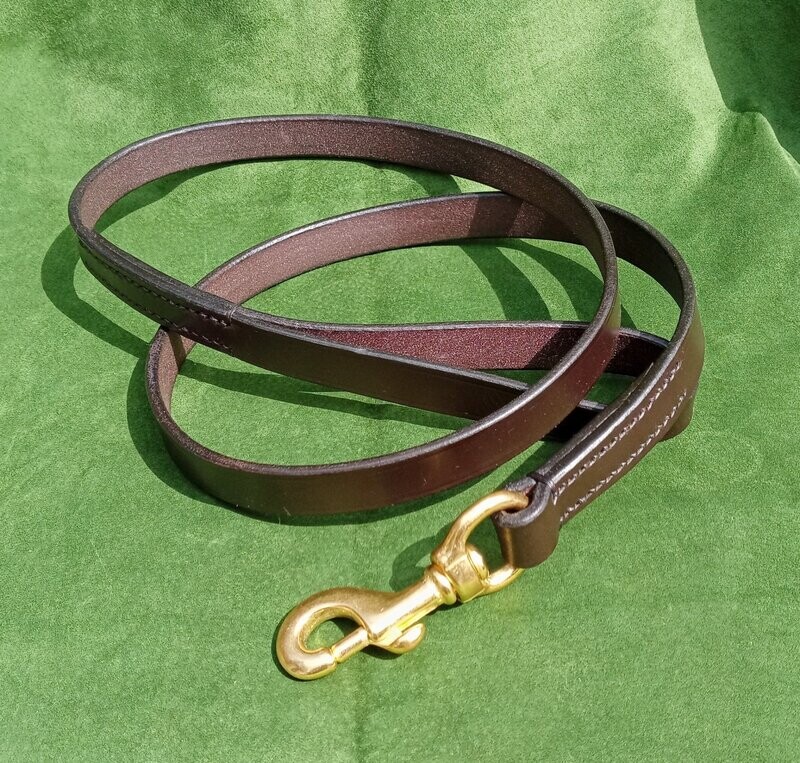 48" leather leads