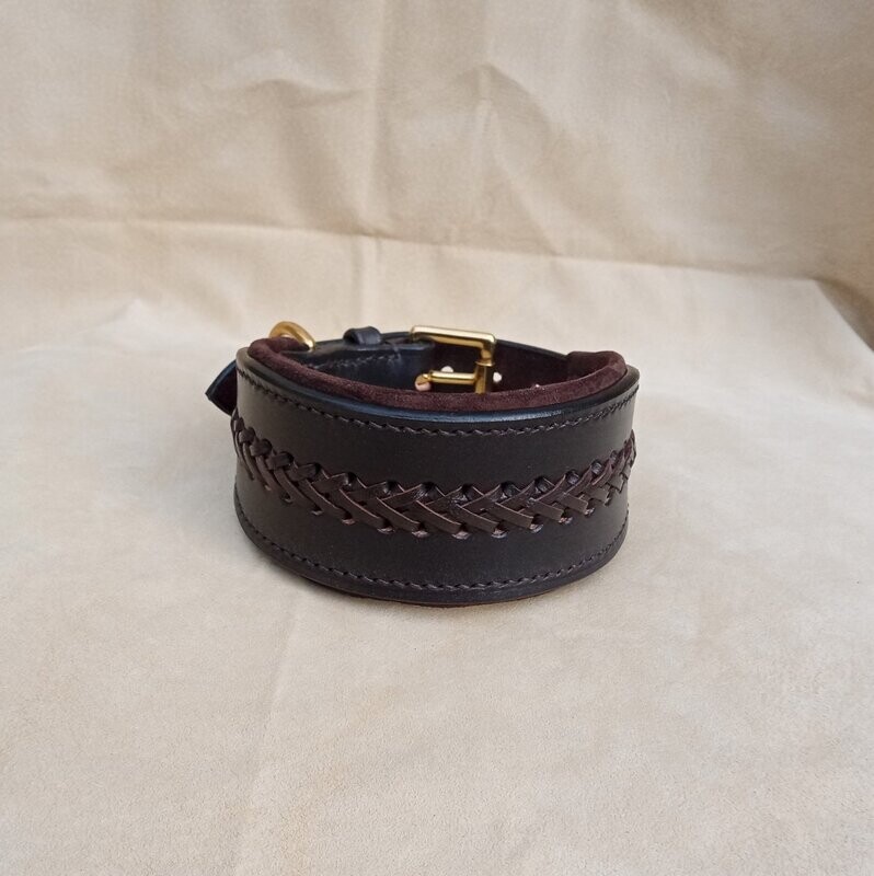 Sighthound Padded Laced Collar