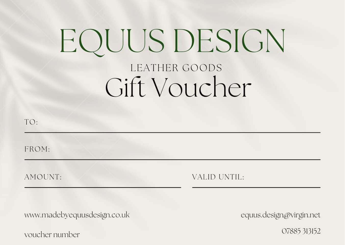 Gift Vouchers