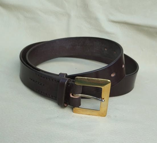 Ready Stock 1 1/4" Bridle Leather Belt
