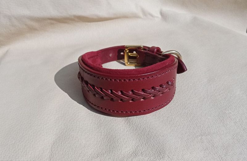 Ready Stock Padded Laced Sighthound Collar Ready Stock Padded Laced Sighthound Collar