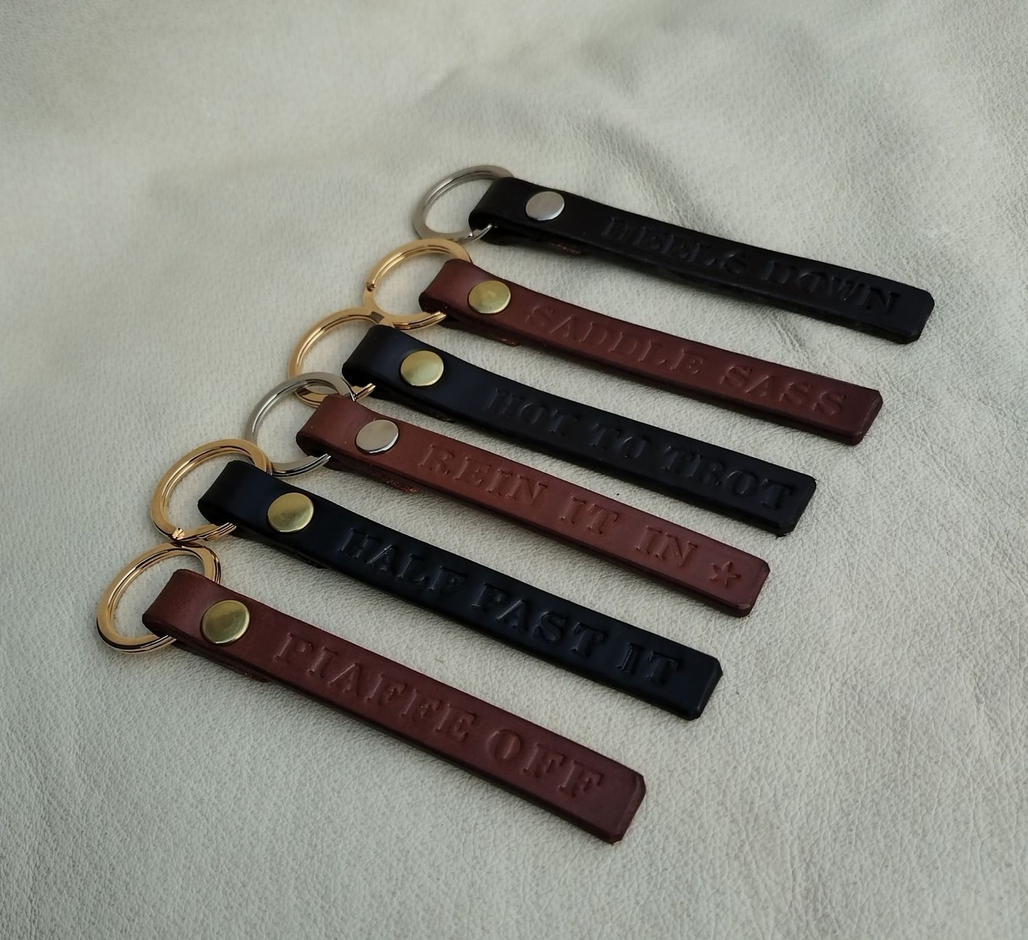 Horse Phrase Keyrings