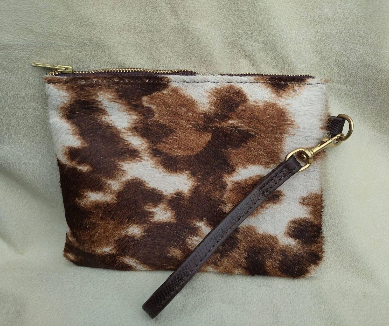 Hair on Hide Clutch Bag