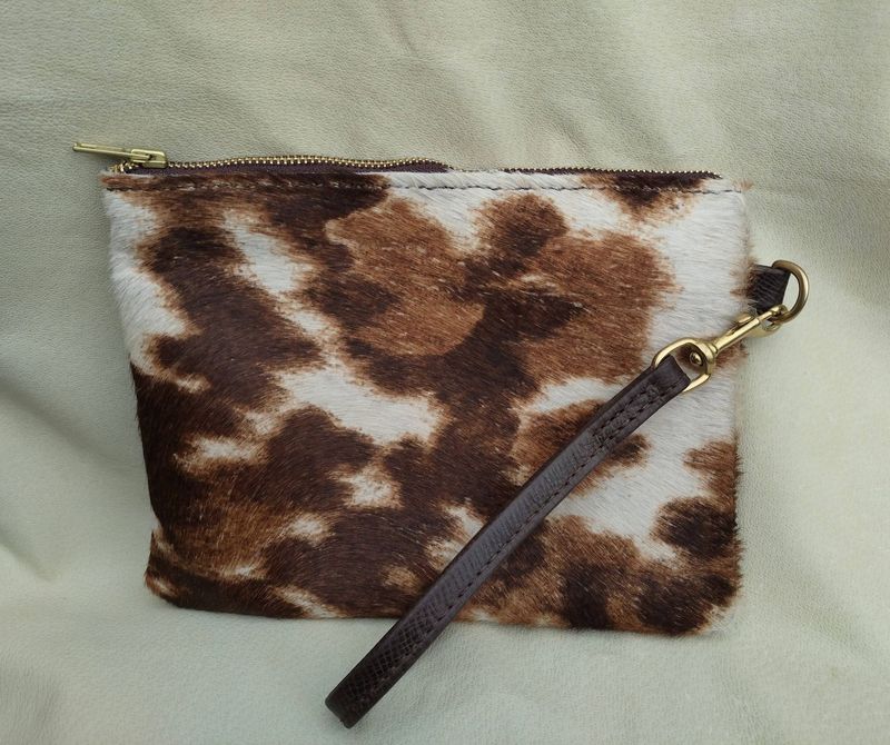 Hair on Hide Clutch Bag