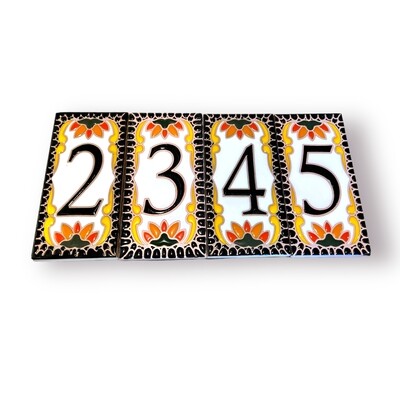 Address Number Tiles