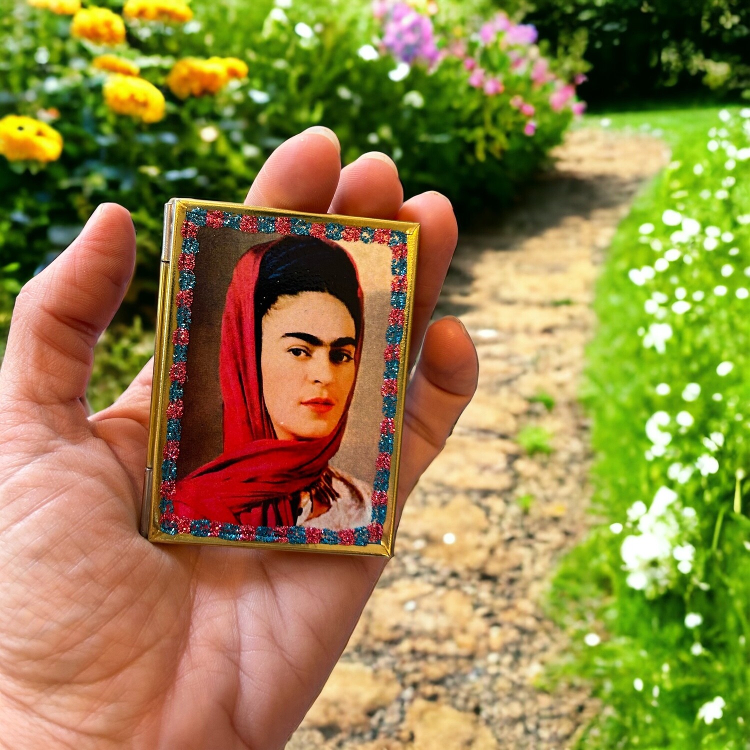 Frida - Hand Crafted Pocket Mirror