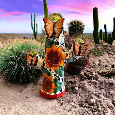 Saguaro with Butterflies