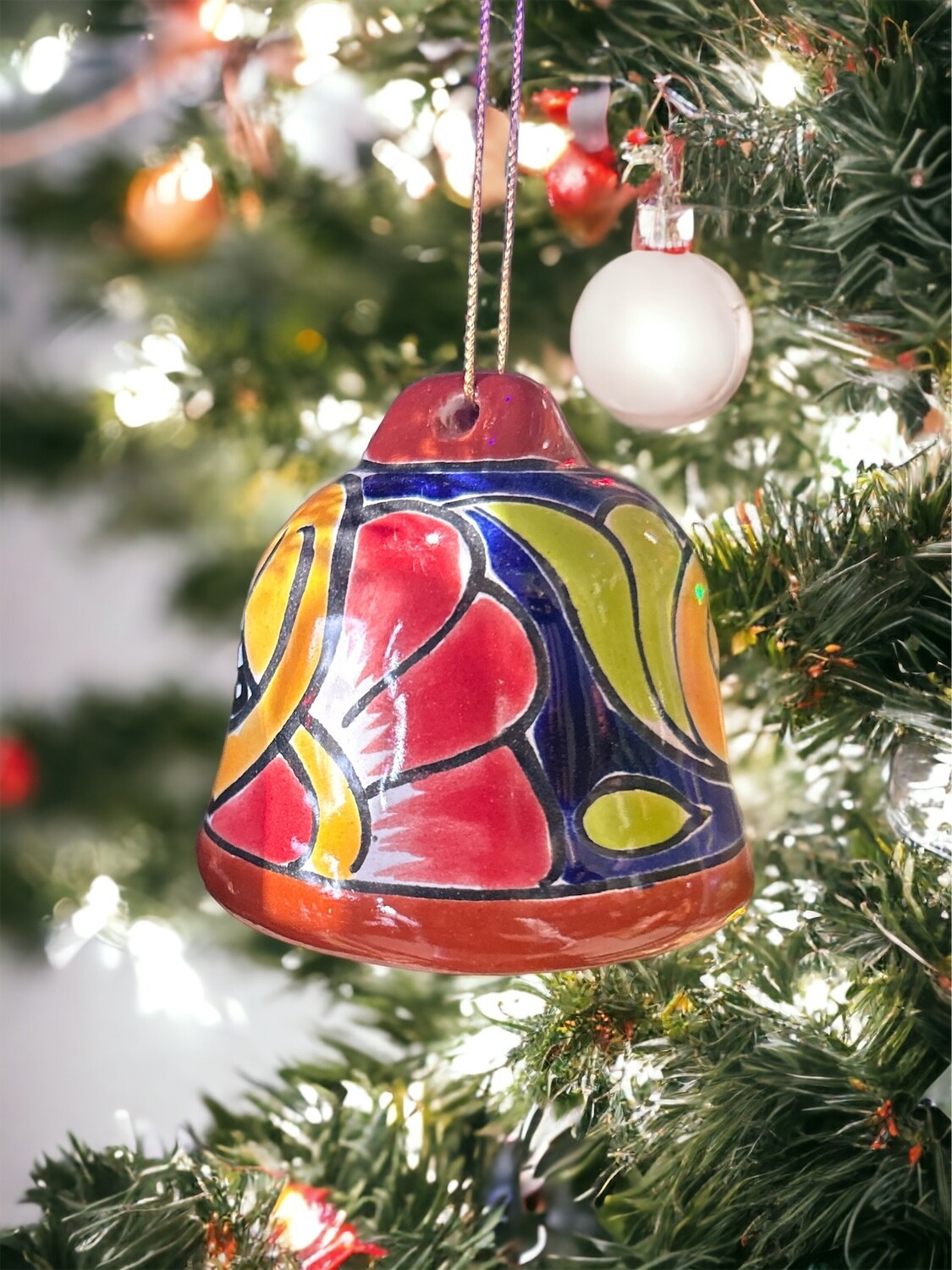 Talavera Tree Ornaments - Set of 6