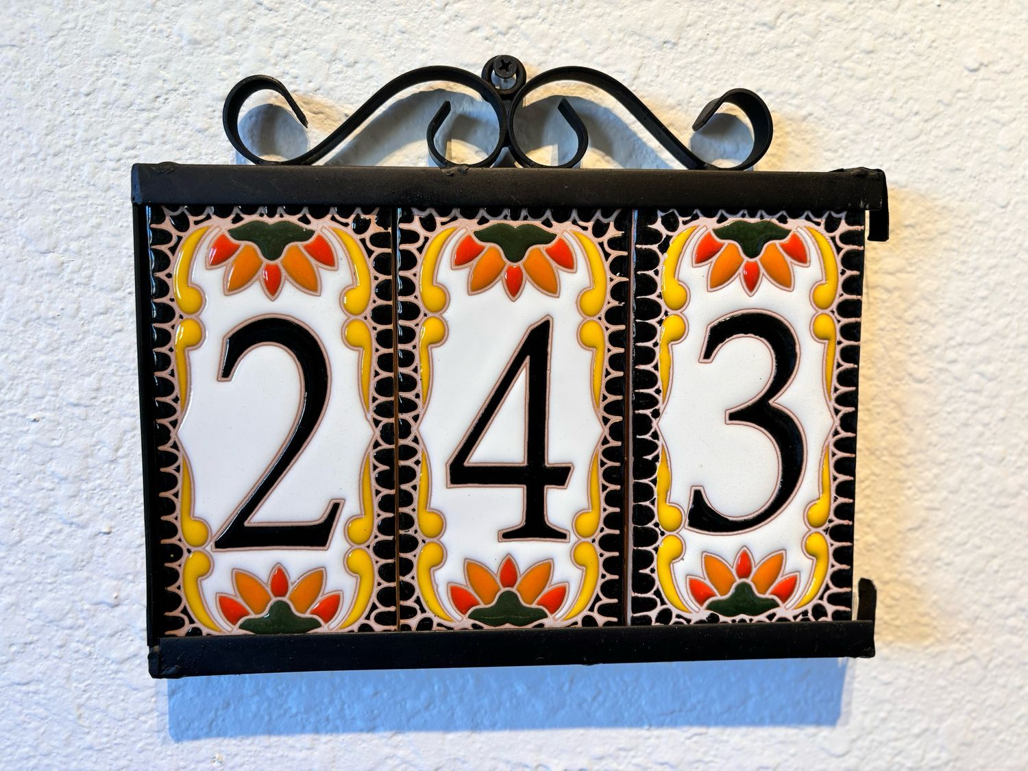 Address Number Tiles